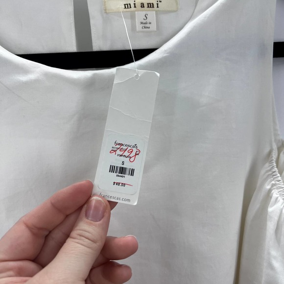 Miami Boutique Mini Dress Cold Shoulder Yellow Embroidered Floral NWT Small - Picture 7 of 12